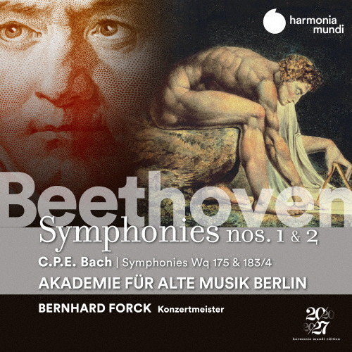 ベートーヴェン:交響曲第1＆2番,C・P・E・バッハ:交響曲 Wq175 ＆ Wq183/ベルリン古楽アカデミー[CD]【返品種別A】
