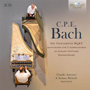 C.P.E.バッハ:チェンバロ協奏曲集 Wq43の2台チェンバロ用編曲[2CD]【輸入盤】▼[CD]【返品種別A】