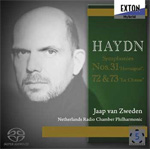 ハイドン:交響曲「ホルン信号」「狩」他/ズヴェーデン(ヤープ・ヴァン)[HybridCD]【返品種別A】
