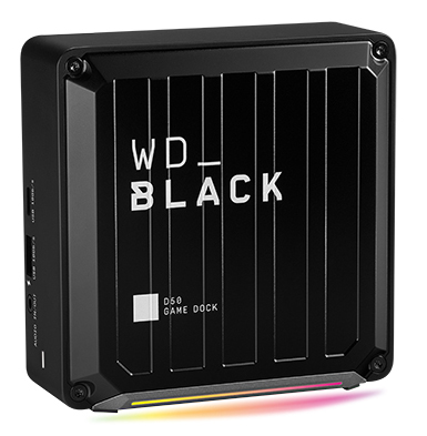 Western Digital（ウエスタンデジタル） ノートPC用Thunderbolt 3対応 ゲームドックSSD WD_Black D50 2TB WDBA3U0020BBK-NESN返品種別A
