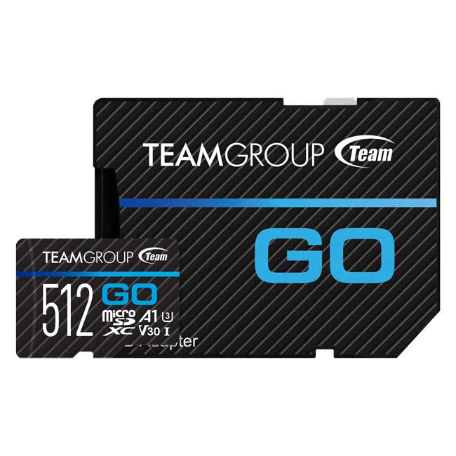 Team（チーム） 【Insta360推奨品】GO Micro SDXC UHS-I U3 V30 メモリーカード 512GB 変換アダプター付き TGUSDX512GU303返品種別B