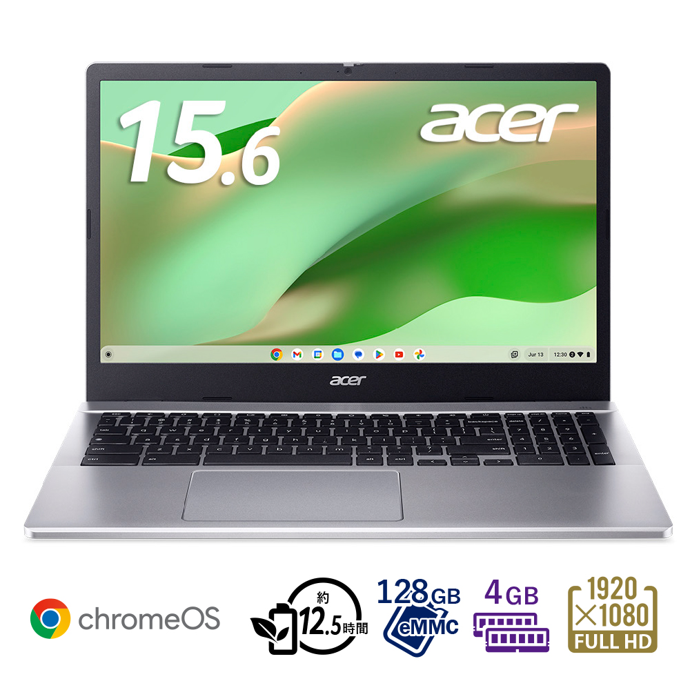 Acer（エイサー） CB315-5H-F14Q 15.6型 ノートパソコン Chromebook Chrome OS （インテル N100/ メモリ 4GB/ 128GB （eMMC）/ LED）ス