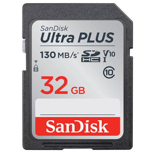 SanDisk（サンディスク） SDHCメモリカード 32GB Class10 UHS-I Ultra PLUS（ウルトラ プラス） SDSDUW3-032G-JNJIN返品種別A