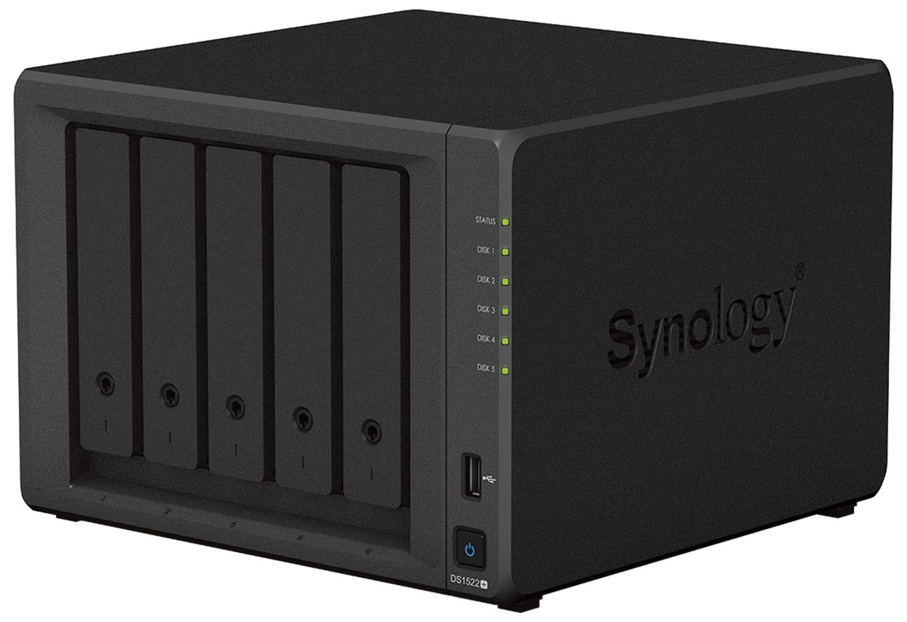 Synology（シノロジー） DS1522+ ビジネス向け 5ベイオールインワンNASキットDiskStation DS1522+[DS1522] 返品種別B