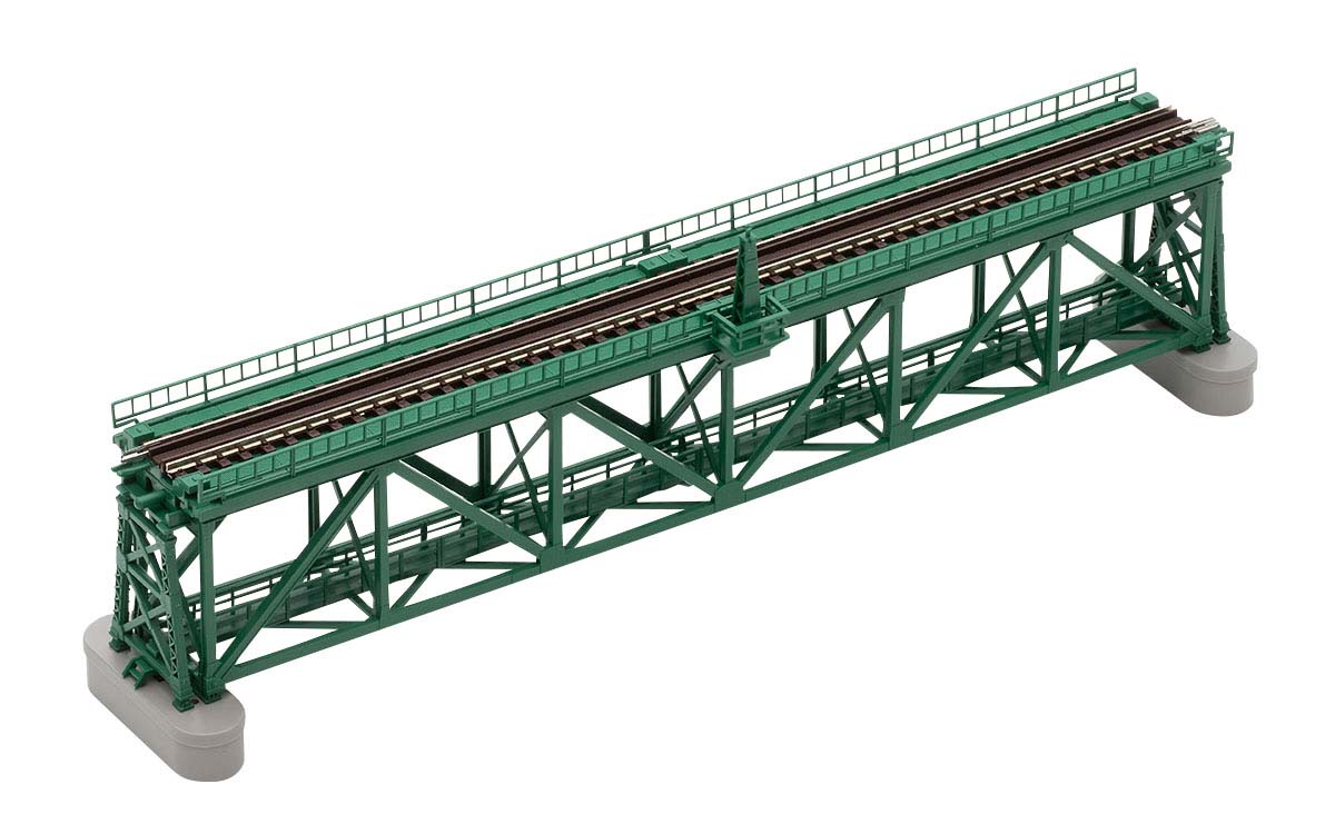 トミックス (N) 3267 上路式単線トラス鉄橋S280（F）（深緑）（PC橋脚・2本付） 返品種別B