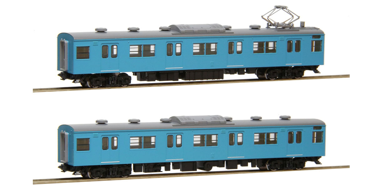 トミックス (N) 98496 JR 103系通勤電車（JR西日本仕様・黒サッシ・スカイブルー）増結セット（2両） 返品種別B
