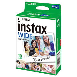 富士フイルム INSTAX WIDE K R 1 インスタントカラーフィルム instax WIDE 1パック品（10枚入）ちぇき[INSTAXWIDEKR1] 返品種別A