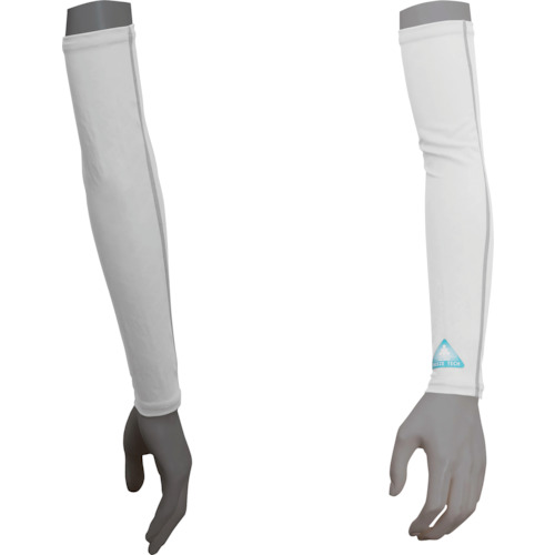 リベルタ FREEZE TECH 冷感アームカバー両腕用（ホワイト・Lサイズ） FTO-25153432返品種別B