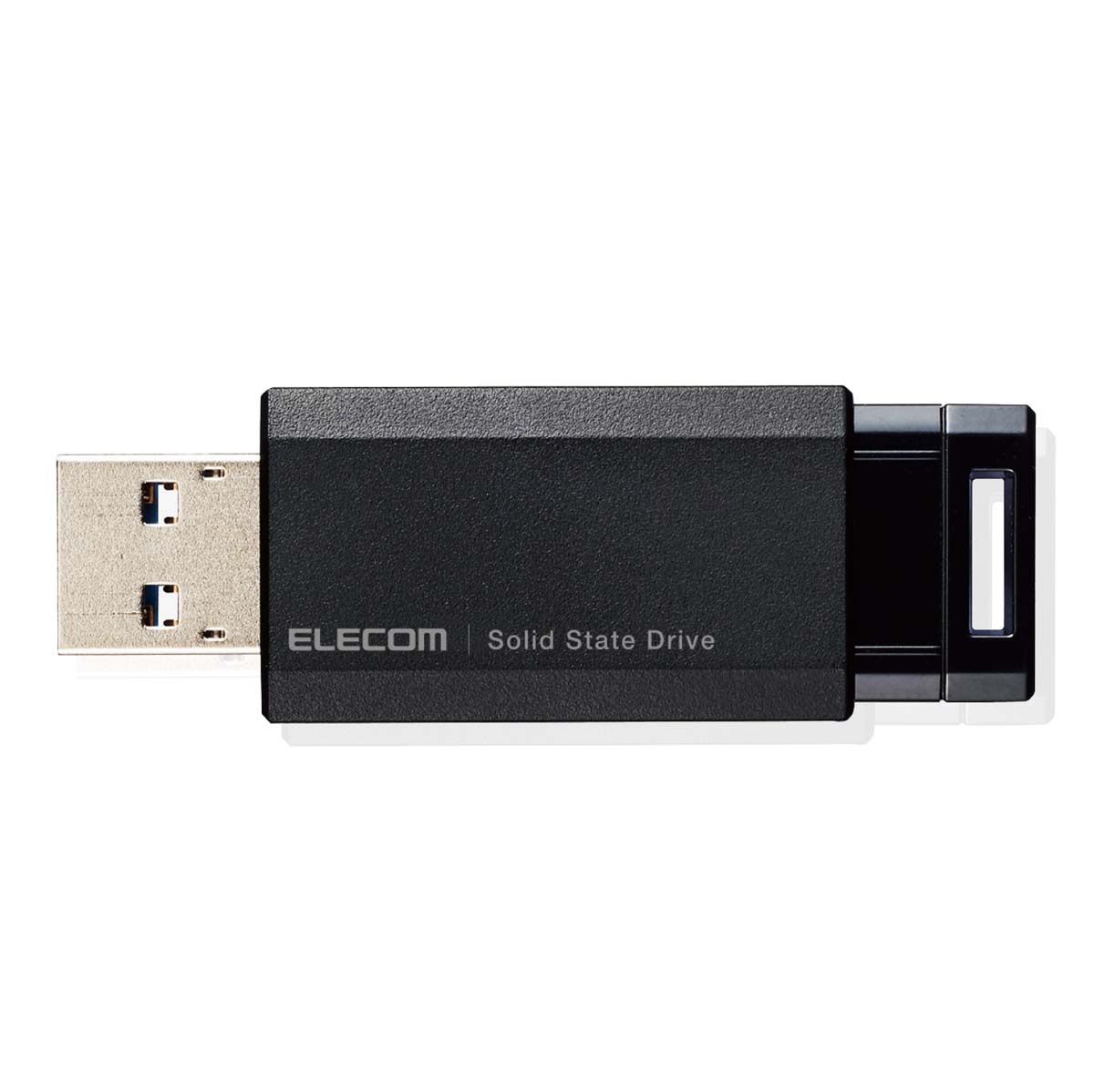 エレコム USB3.2(Gen2)対応 外付けポータブルSSD 500GB(ブラック)【PS5/PS4/PS4 PRO 動作確認済】 ESD-EPK0500GBK返品種別A