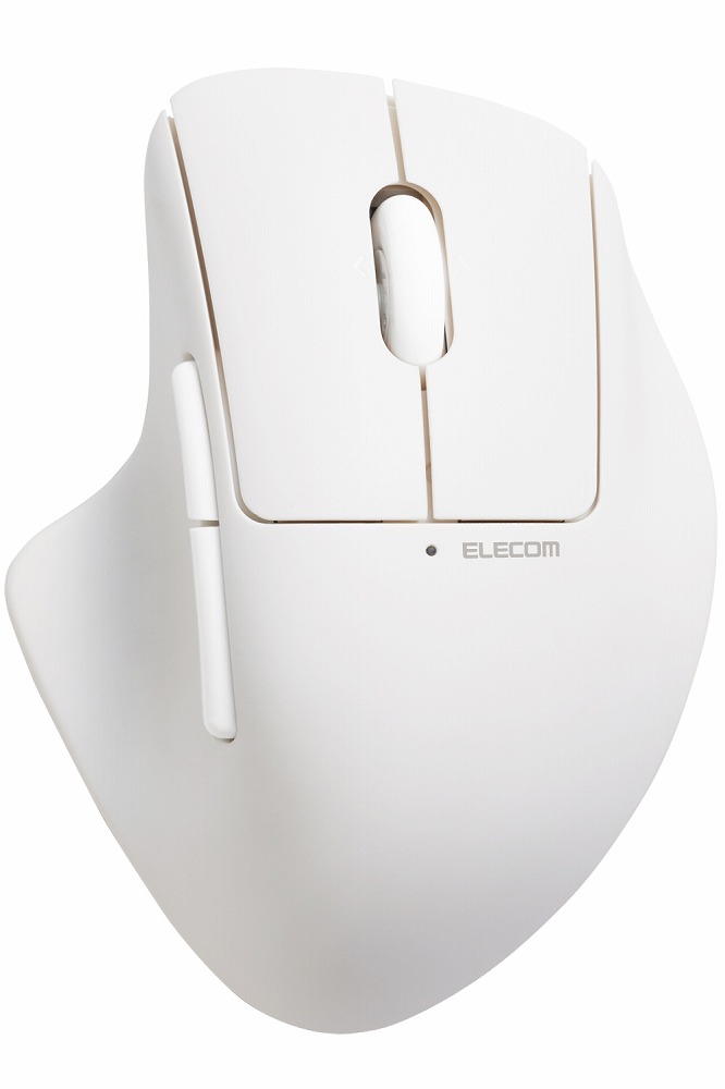 エレコム M-SH30BBSKWH Bluetooth5.0 抗菌静音マウス SHELLPHA チルト機能付き5ボタン（ホワイト）[MSH30BBSKWH] 返品種別A