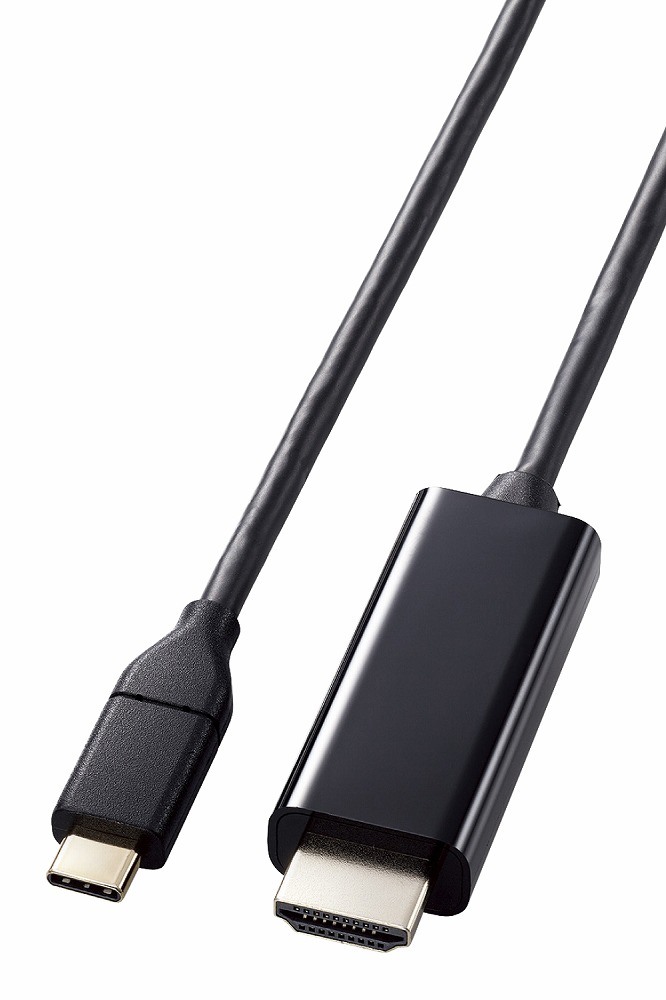 エレコム MPA-CHDMI30BK USB Type-C to HDMI 変換ケーブル 3m 4K 60Hz ミラーリング マルチディスプレイ対応[MPACHDMI30BK] 返品種別A