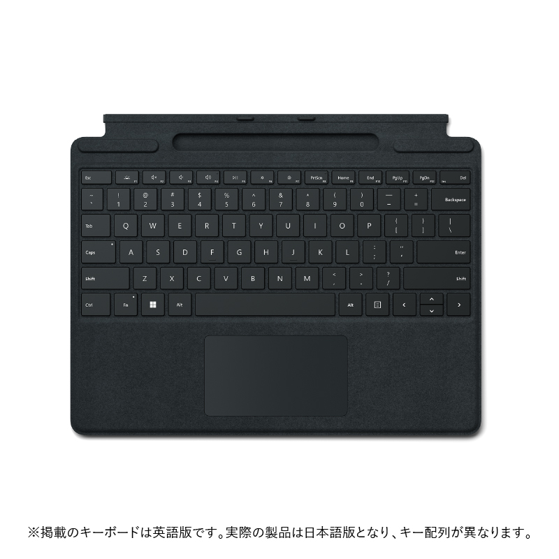 マイクロソフト 8XA-00019 Surface Pro Signature キーボード（ブラック）[8XA00019PRTPCVBK] 返品種別B