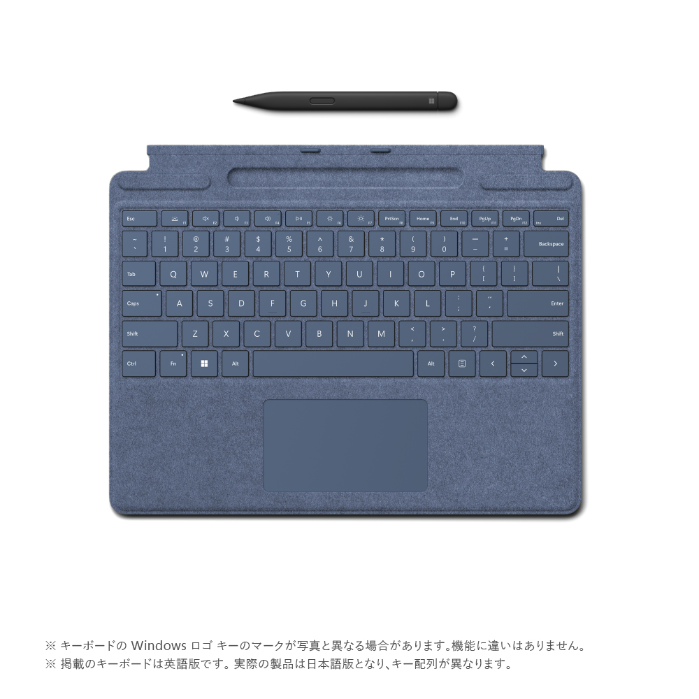 マイクロソフト 8X6-00115 Surface Pro スリムペン2付き Signatureキーボード（サファイア）[8X600115PRTPCVSA] 返品種別B