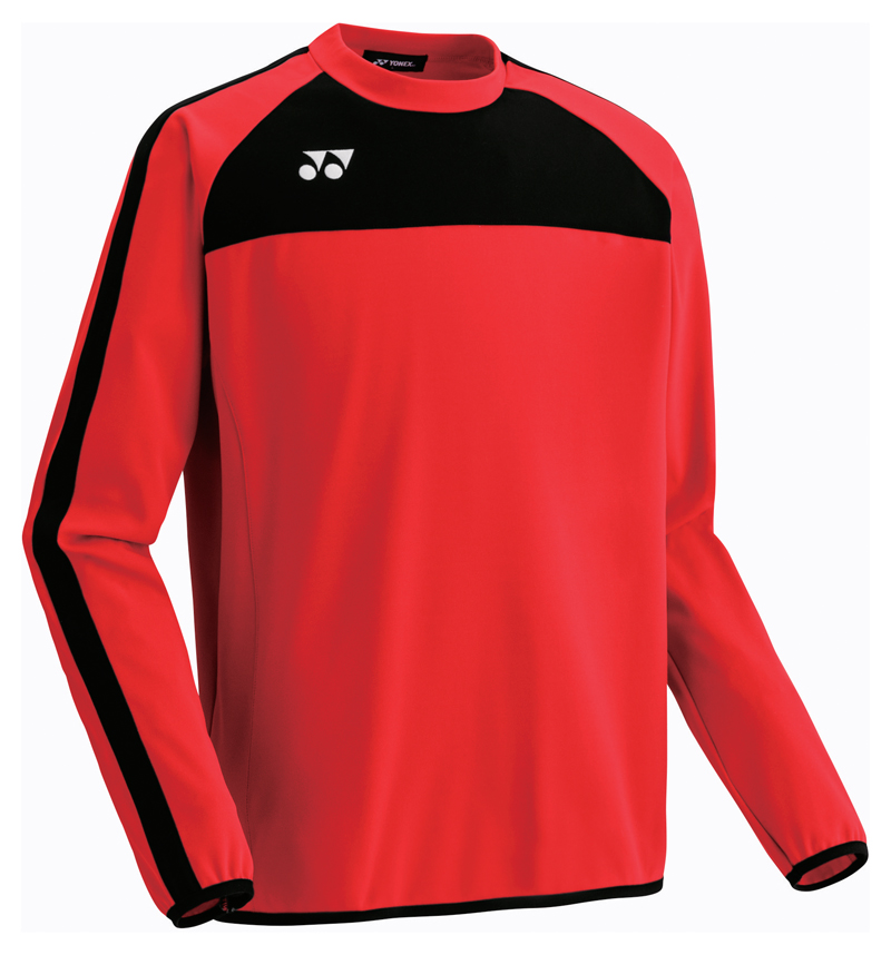 ヨネックス サッカー・フットサル用 トレーニングジャケット（レッド・サイズ：J140cm） YONEX ジュニア YO-FW5006J-001-J140返品種別A