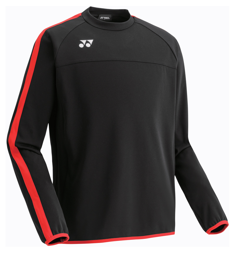 ヨネックス サッカー・フットサル用 トレーニングジャケット（ブラック/レッド・サイズ：S） YONEX YO-FW5006-187-S返品種別A