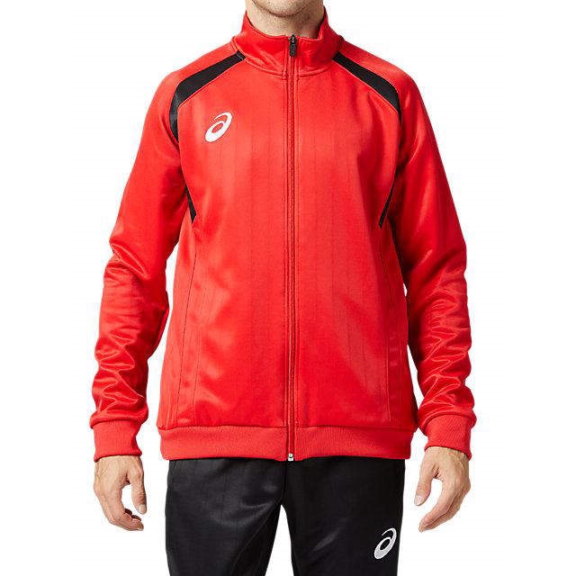 アシックス サッカー・フットサル用トレーニングジャケット（CLASSIC RED・サイズ：M） asics メンズ 2101A075-600-M返品種別A