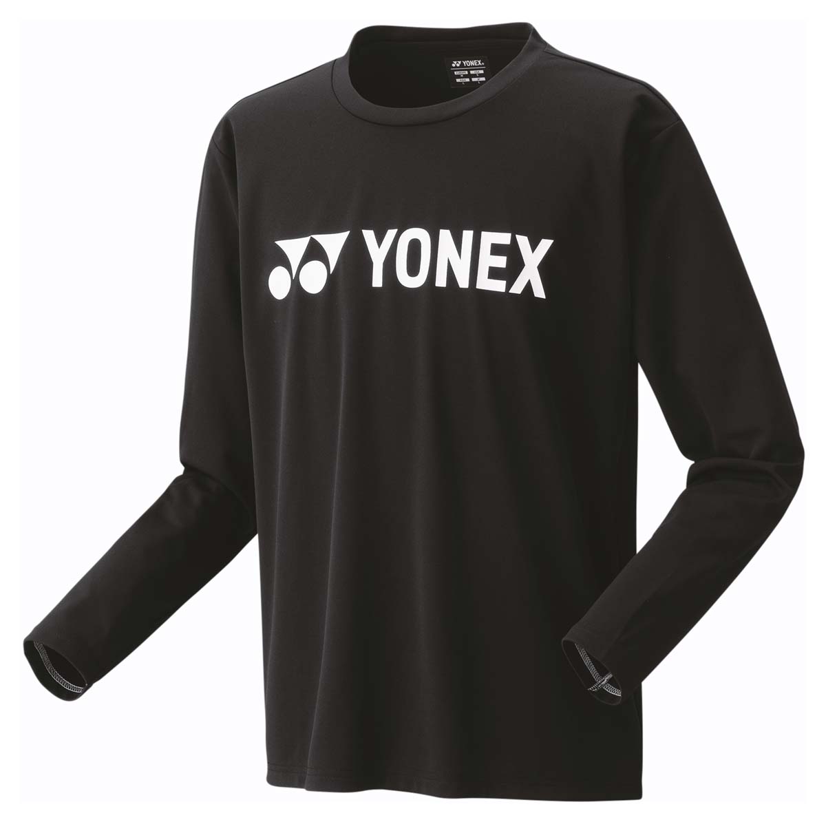 ヨネックス YO-16802-007-SS ユニセックス ロングスリーブTシャツ（ブラック・サイズ：SS）YONEX[YO16802007SS] 返品種別A