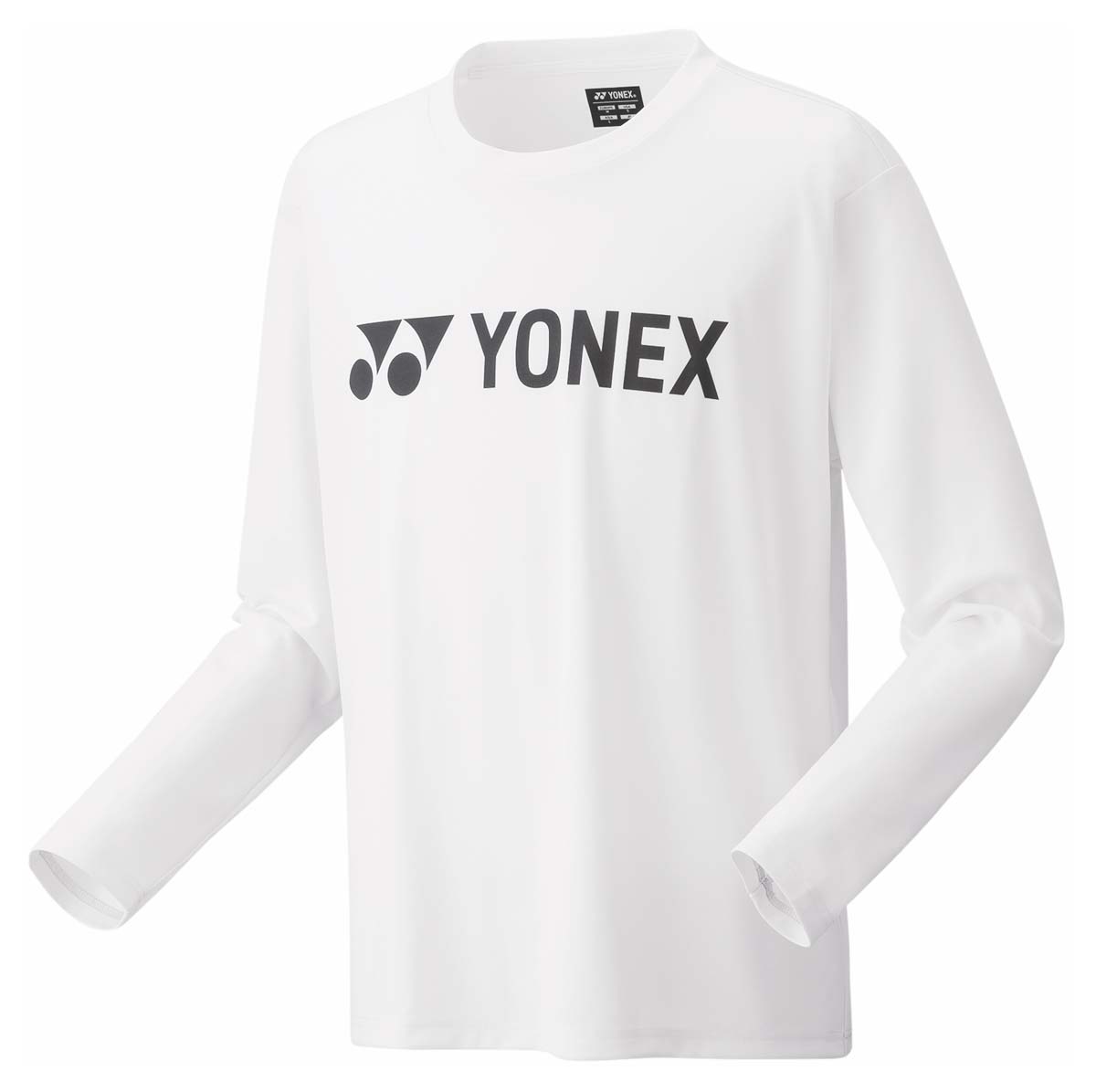 ヨネックス YO-16802-011-SS ユニセックス ロングスリーブTシャツ（ホワイト・サイズ：SS）YONEX[YO16802011SS] 返品種別A