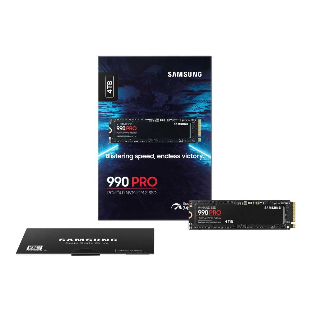 Samsung（サムスン） MZ-V9P4T0B-IT Samsung SSD 990 PRO 4TB (M.2/NVMe) 国内正規保証品[MZV9P4T0BIT] 返品種別B