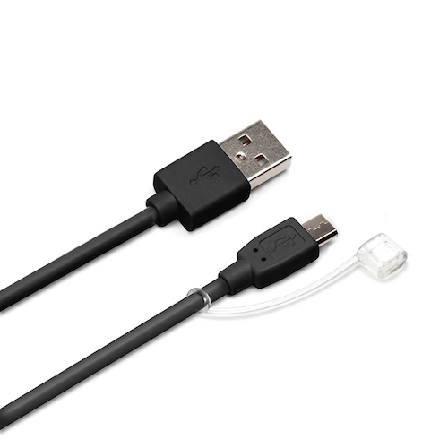 PGA PG-MC15M04BK 2.4A出力対応 micro USB充電ケーブル 1.5m（ブラック）[PGMC15M04BK] 返品種別A
