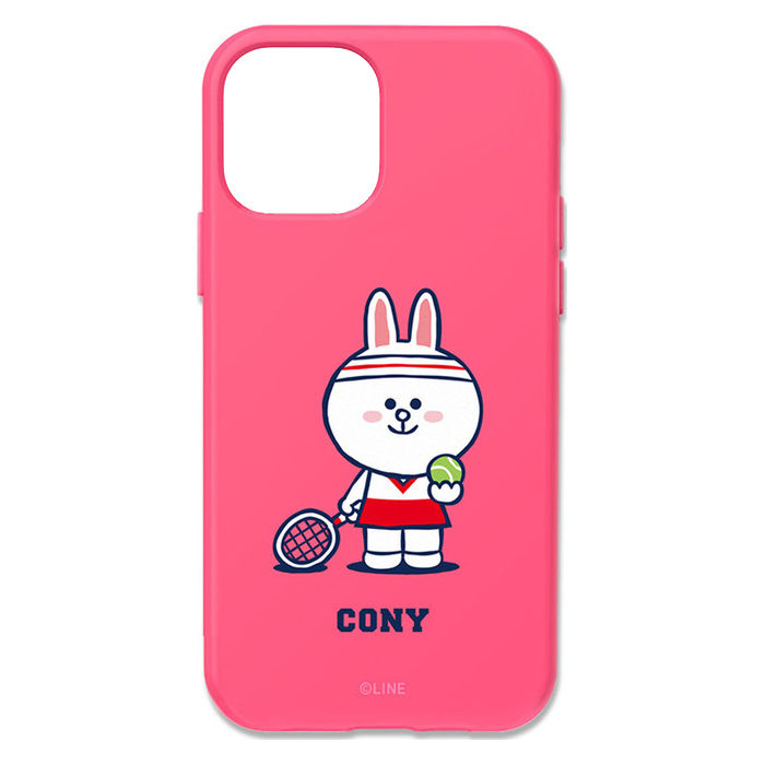 LINE FRIENDS KCE-CSB068 iPhone 12/12 Pro用 Brown's Sports Club カラーソフトケース（CONY）[KCECSB068] 返品種別A