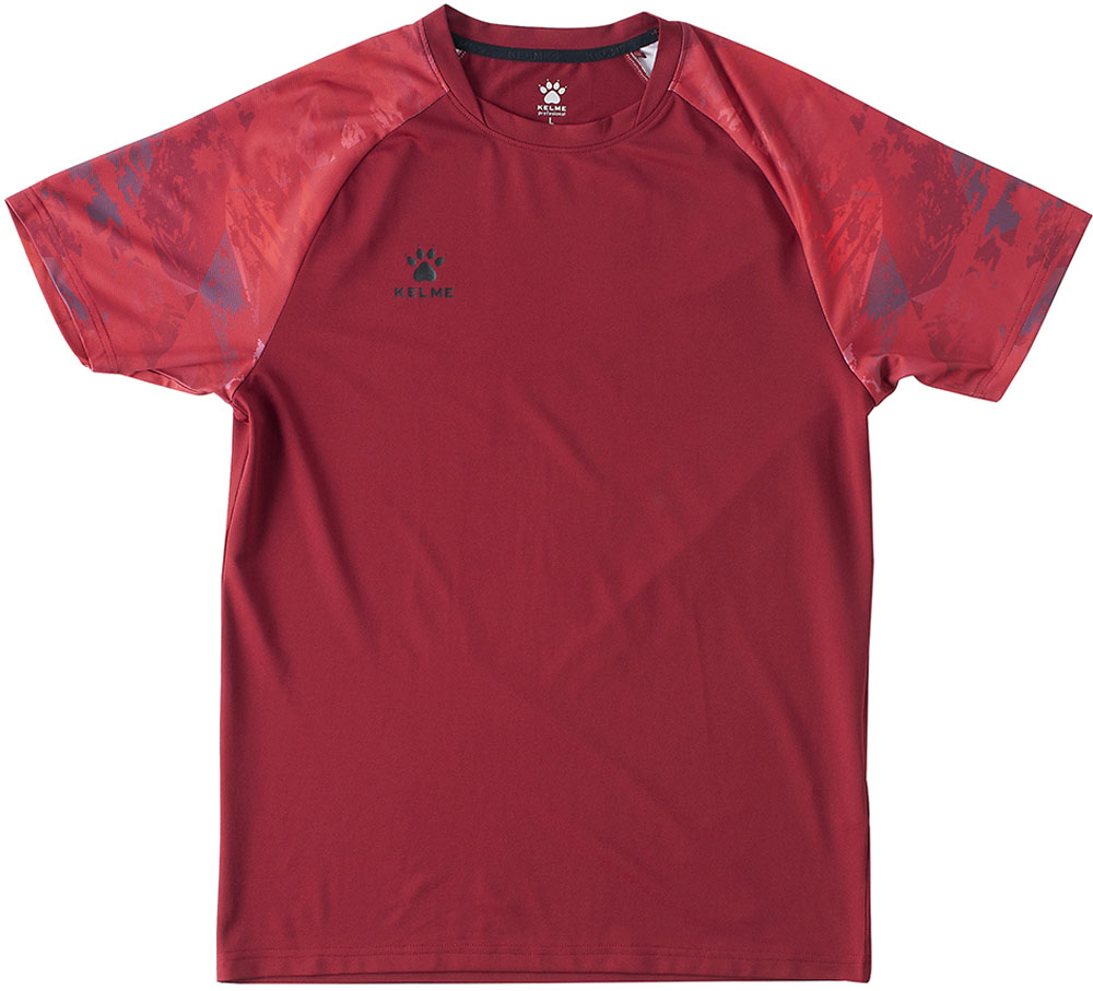 KELME（ケレメ） サッカー・フットサル用 ゲームシャツ 半袖（ワインレッド・サイズ：S） ユニセックス TTS-KC20S303-609-S返品種別A