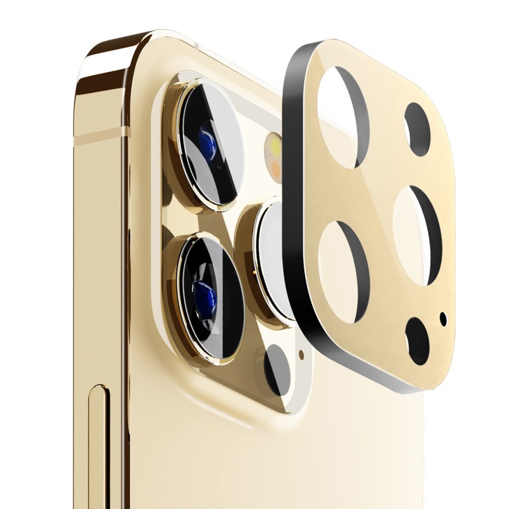 PGA PG-22SCLG19GD iPhone 14 Pro/14 Pro Max用 カメラフルプロテクター（ゴールド）[PG22SCLG19GD] 返品種別A