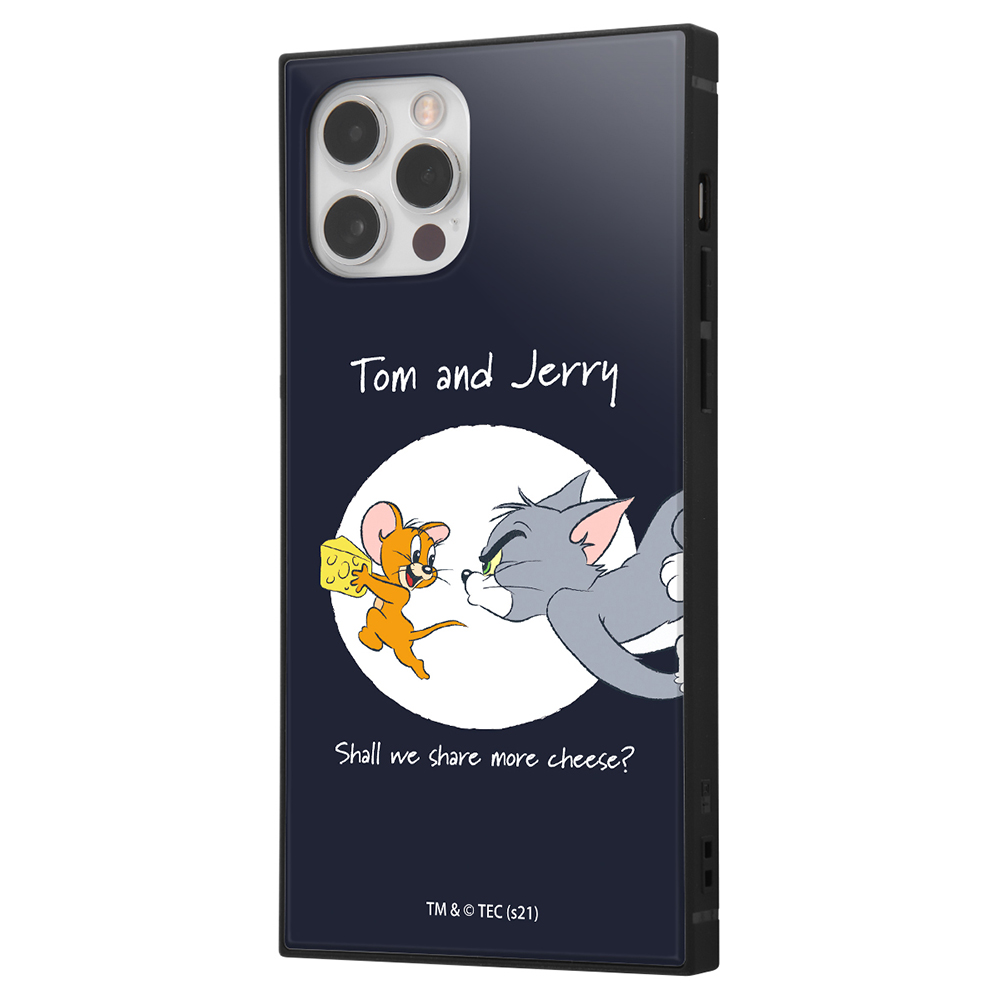 イングレム IQ-WP27K3TB/TJ21 iPhone12/12 Pro（6.1インチ）用 『トムとジェリー』 耐衝撃ハイブリッドケース KAKU（トムとジェリー_チー