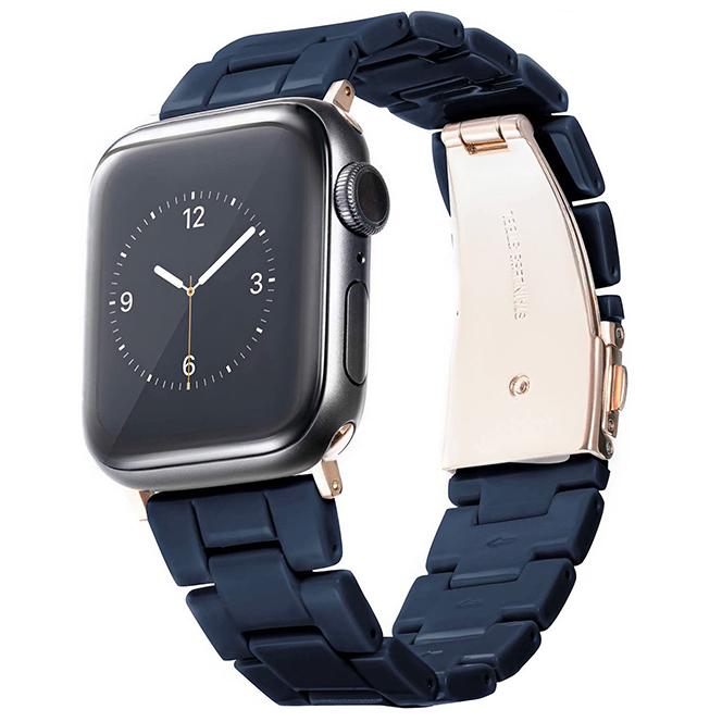 GAACAL（ガーカル） Z00147BB Apple Watch 1-8/SE1-2/ULTRA 【42/44/45/49mm】 プラスチックバンド（ブルー）[Z00147BB] 返品種別A