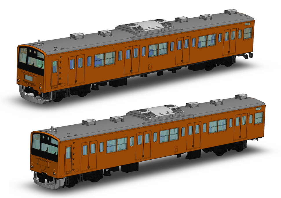 PLUM (HO) PP072 JR東日本201系直流電車（中央線）クハ201・クハ200キット 返品種別B
