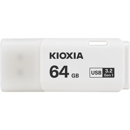 KIOXIA（キオクシア） 【国内正規品】TransMemory U301 USBフラッシュメモリ 64GB ホワイト KUC-3A064GW返品種別B