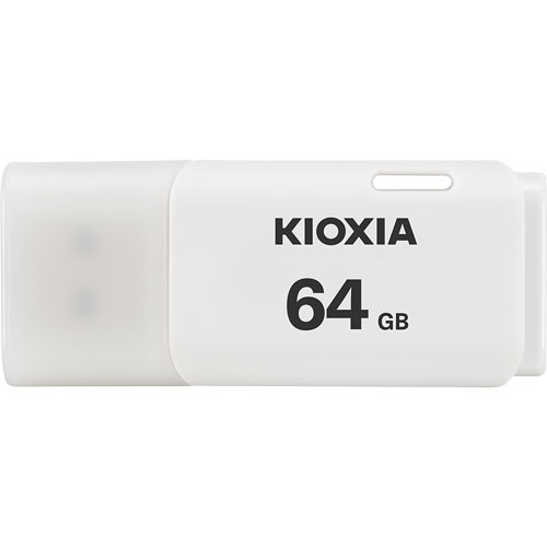 KIOXIA（キオクシア） 【国内正規品】USB2.0対応 フラッシュメモリ 64GB（ホワイト） Trans Memory U202 KUC-2A KUC-2A064GW返品種別A