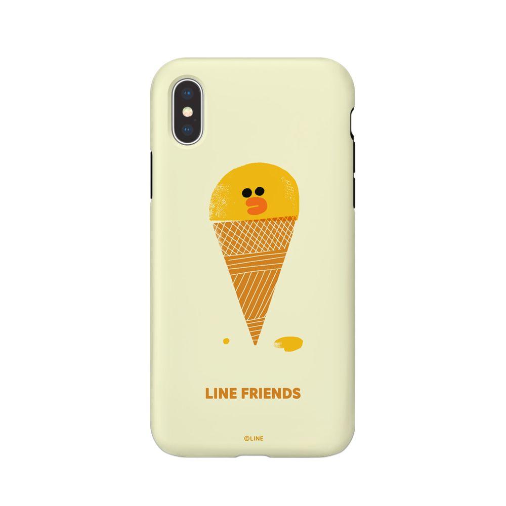 LINE FRIENDS KCL-DSA001 iPhone XS/X用 LINE FRIENDSケース テーマ（サリー）[KCLDSA001] 返品種別A
