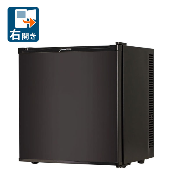 デバイスタイル RA-P20-K 20L 1ドア冷蔵庫（ペルチェ式）ブラック【右開き】deviceSTYLE[RAP20K] 返品種別A