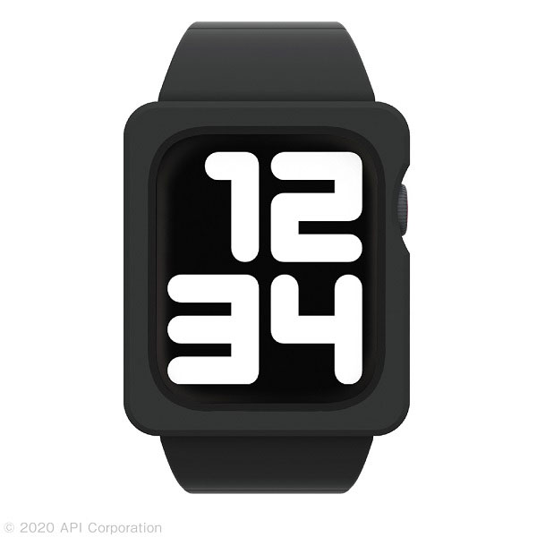 アピロス XEA03-TL-BK Apple Watch Series 6/5/4/SE 44mm用 バンドケース（ブラック）EYLE（アイル）[XEA03TLBK] 返品種別A