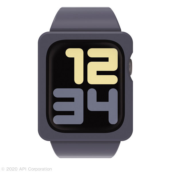 アピロス XEA03-TL-NV Apple Watch Series 6/5/4/SE 44mm用 バンドケース（ネイビー）EYLE（アイル）[XEA03TLNV] 返品種別A