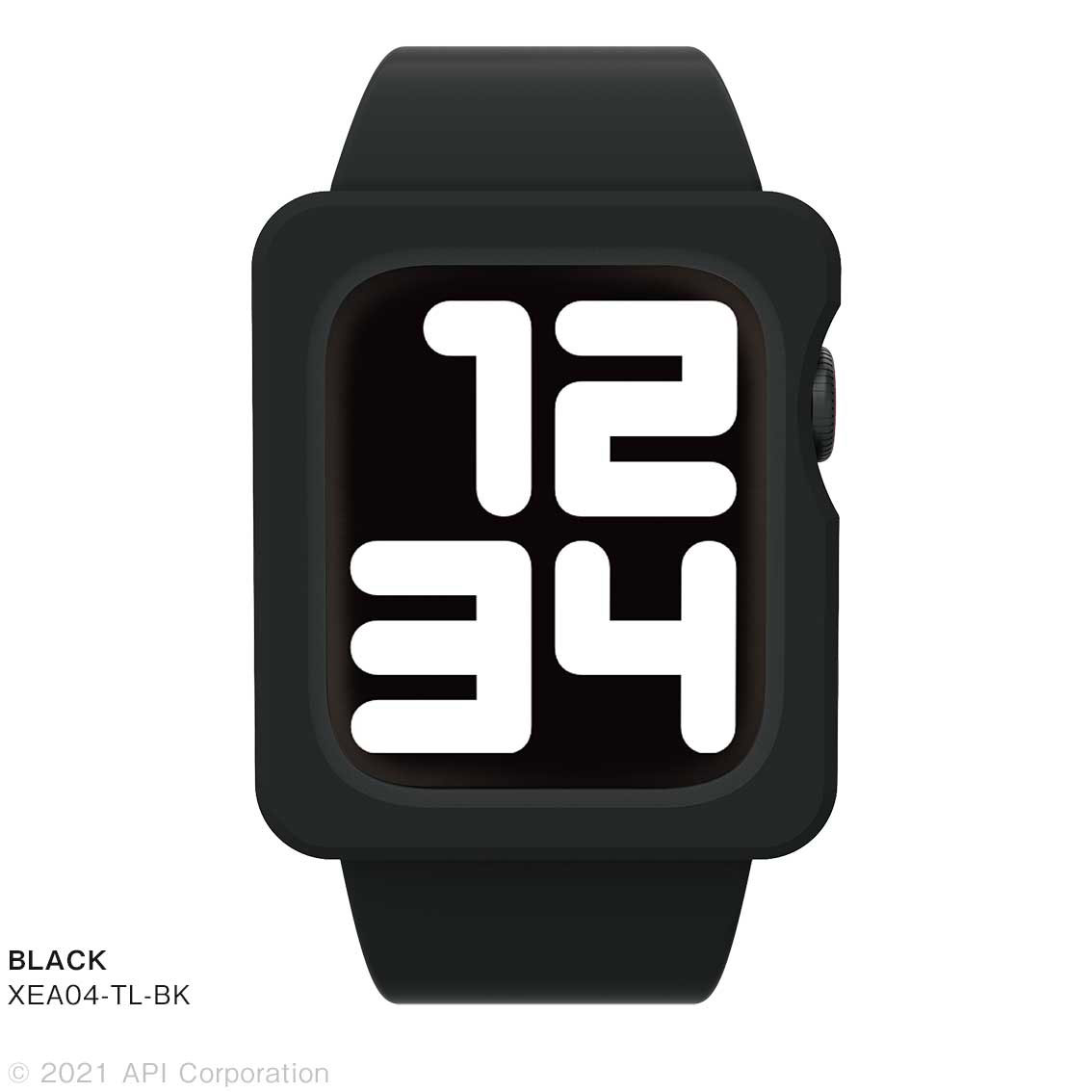 アピロス XEA04-TL-BK Apple Watch Series 6/5/4/SE 40mm用 バンドケース（ブラック）EYLE（アイル）[XEA04TLBK] 返品種別A