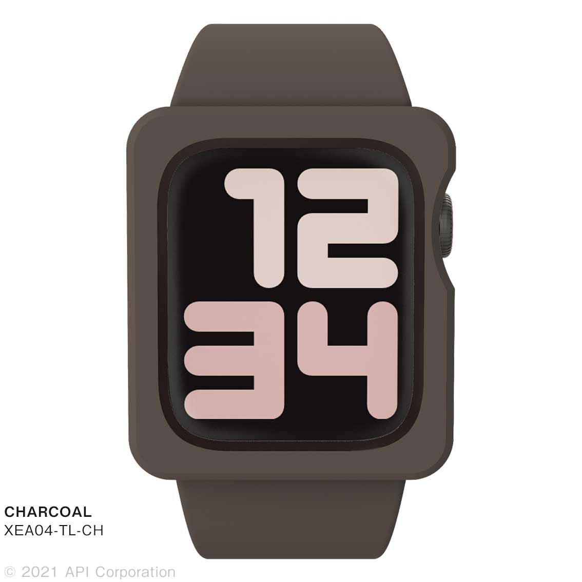 アピロス XEA04-TL-CH Apple Watch Series 6/5/4/SE 40mm用 バンドケース（チャコール）EYLE（アイル）[XEA04TLCH] 返品種別A