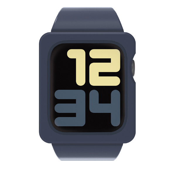 アピロス XAW01-TL-NV Apple Watch Band Case S7/6/5/4/SE 45mm(ディープネイビー)EYLE（アイル）[XAW01TLNV] 返品種別A