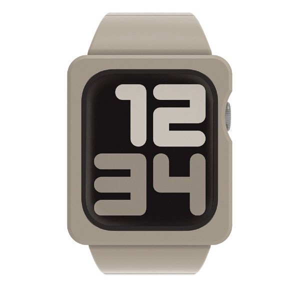 アピロス XAW01-TL-GG Apple Watch Band Case S7/6/5/4/SE 45mm(グレージュ)EYLE（アイル）[XAW01TLGG] 返品種別A