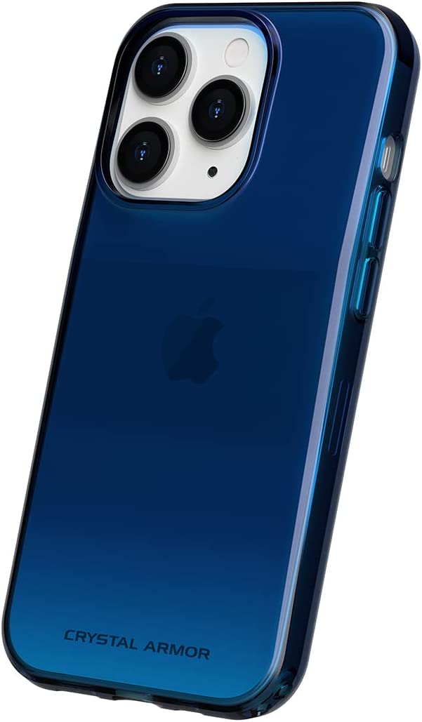 アピロス iPhone 14 Pro用 TPUソフトケース HEXAGON MATTE SUNSET BLUE CRYSTAL ARMOR（クリスタルアーマー） PEI28-HX-MSB返品種別A