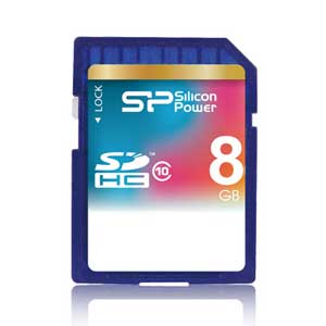 SiliconPower（シリコンパワー） SP008GBSDH010V10 SDHCメモリーカード 8GB Class10[SP008GBSDH010V10] 返品種別A