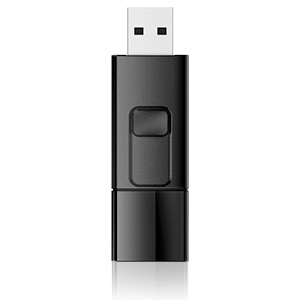 SiliconPower（シリコンパワー） USB3.0/2.0対応 USBフラッシュメモリ 16GB（ブラック） SP016GBUF3B05V1K返品種別A