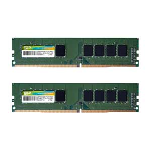 SiliconPower（シリコンパワー） PC4-21300 (DDR4-2666）288pin Non-ECC Unbuffered DIMM 32GB（16GB×2枚） SP032GBLFU266B22返品種別B