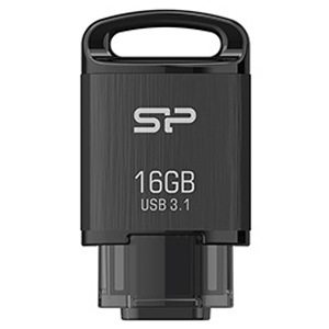 SiliconPower（シリコンパワー） USB 3.1対応 Type-C USBメモリ 16GB（ブラック） Mobile C10 SP016GBUC3C10V1K返品種別A