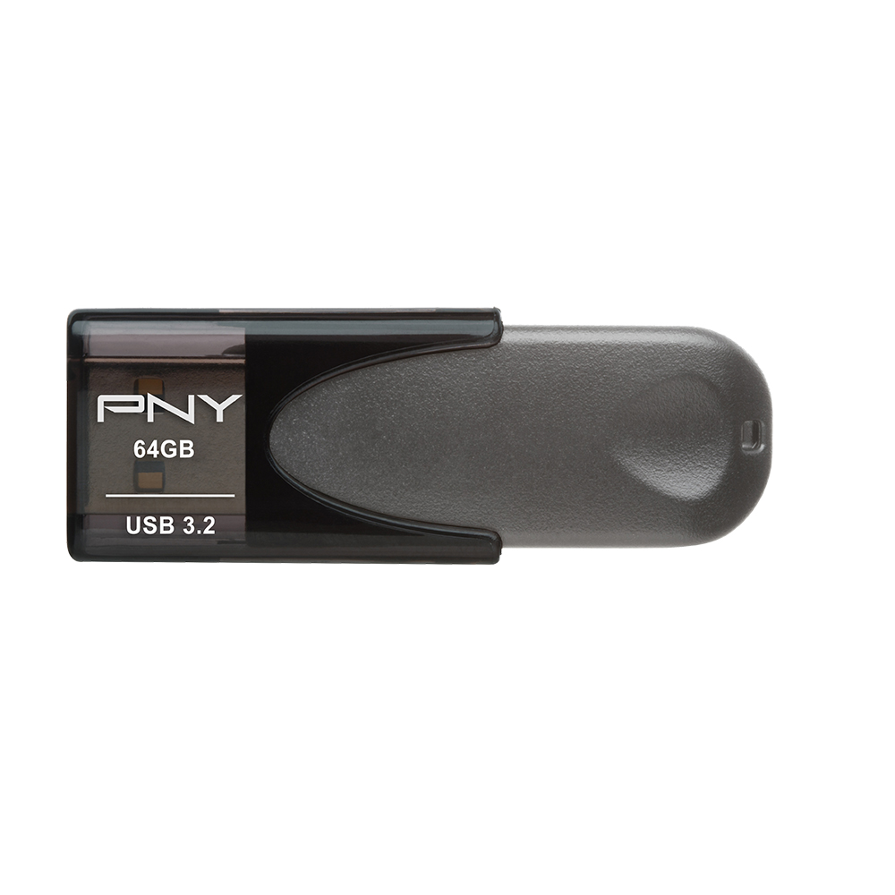 PNY（ピーエヌワイ） P-FD64GTBAT4-GE USB 3.2対応 USBメモリーType A 64GBPNY Turbo Attache 4[PFD64GTBAT4GE] 返品種別B