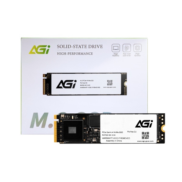 AGI（エージーアイ） AGI AI818 Gen4 x4 NVMe M.2 SSD 2TB 書込5200MB/s・読込4700MB/s TLC メーカー3年保証 AGI2T0G43AI818返品種別B