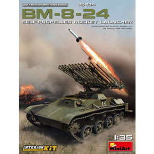 ミニアート 1/35 BM-8-24自走多連装ロケットランチャー インテリアキット（内部再現）【MA35234】プラモデル 返品種別B