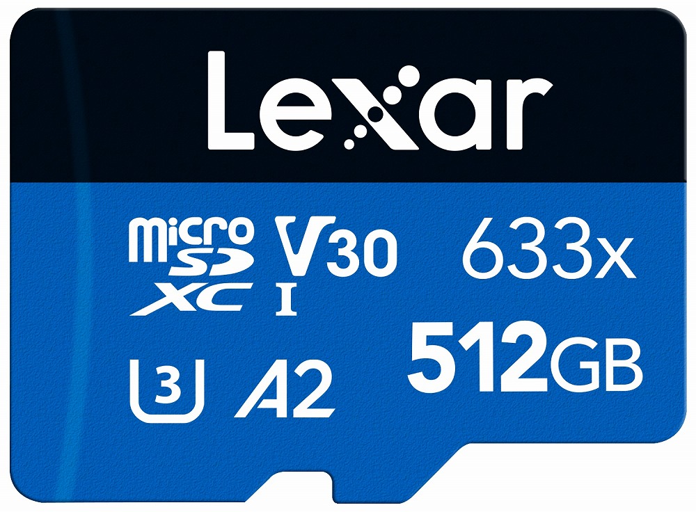 Lexar（レキサー） LSDMI512BBJP633A microSDXCカード 512GB 633x UHS-I U3 V30 A2High-Performance 633x[LSDMI512BBJP633A] 返品種別B
