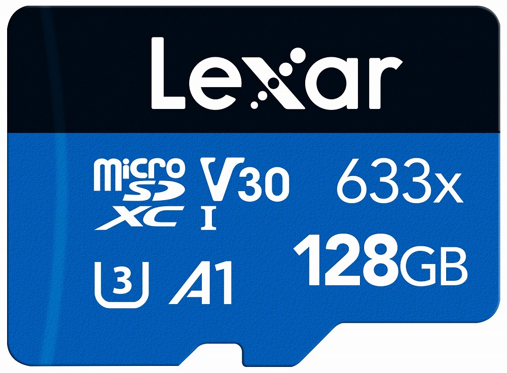 Lexar（レキサー） LSDMI128BB1JP633A microSDXCカード 128GB 633x UHS-I U3 V30 A1High-Performance 633x[LSDMI128BB1JP633A] 返品種別B